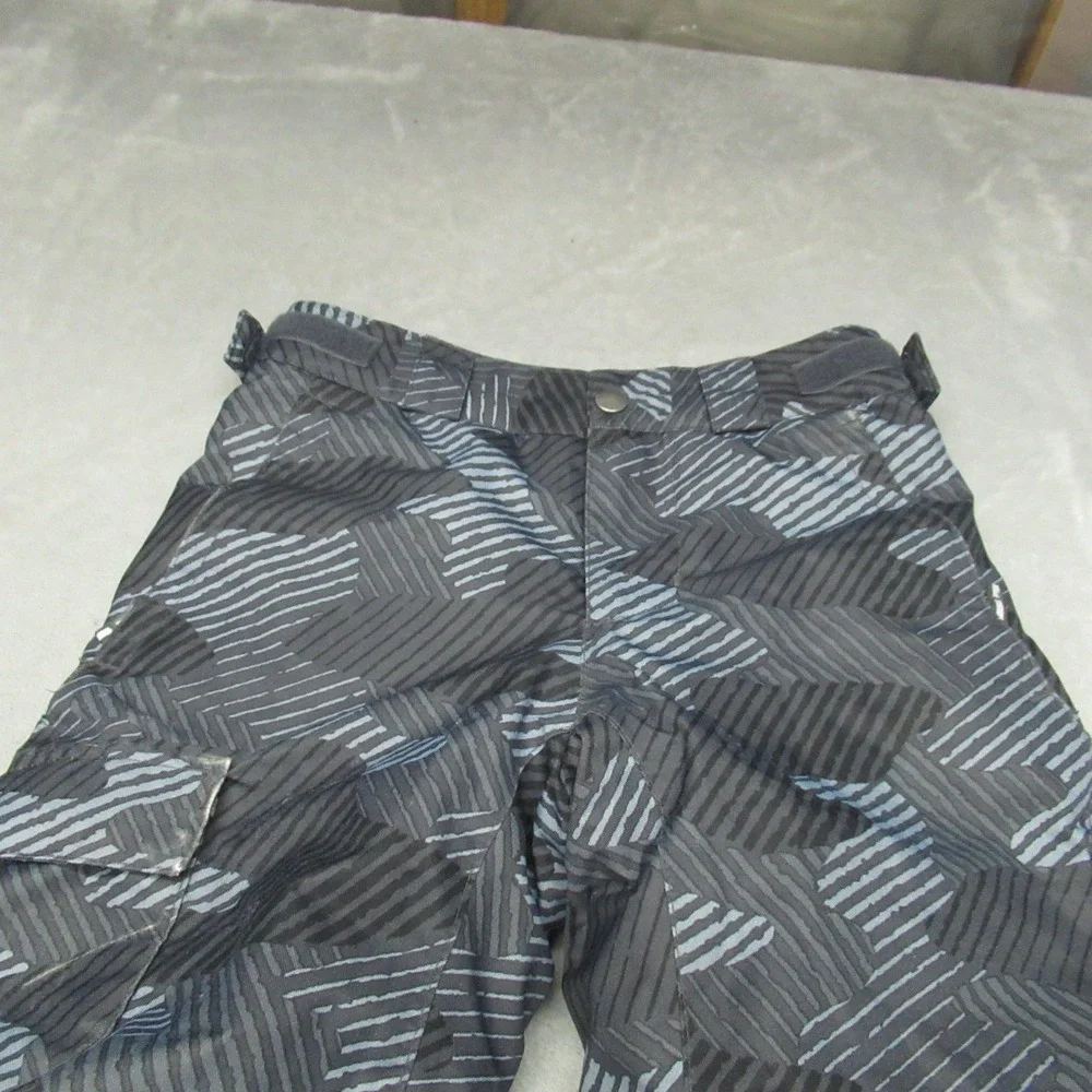 Columbia Snow Pants Youth XS Black Camo Omni Heat Winter Ski Cargo Outdoor 24x21